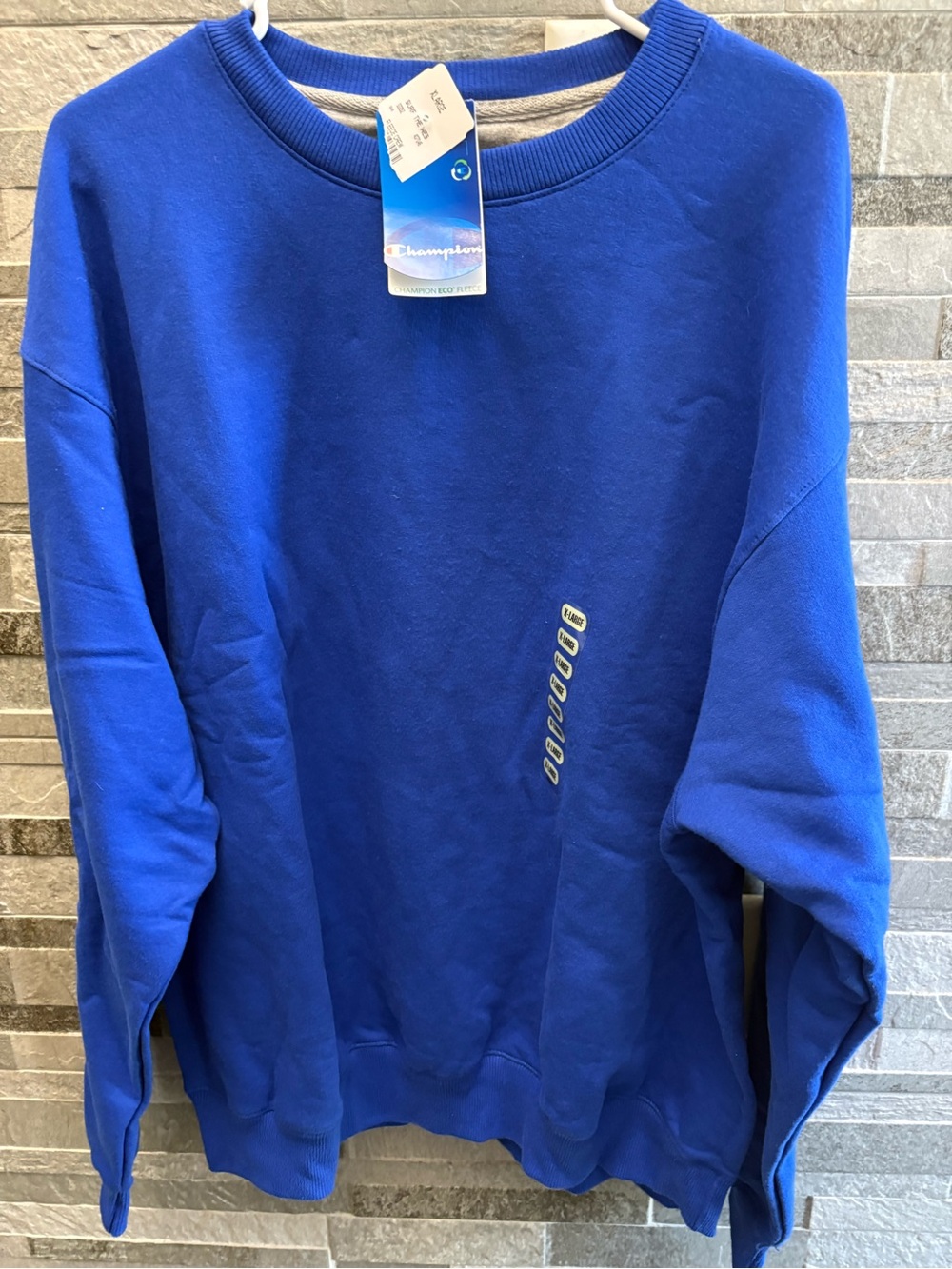 Champion Men's Crewneck Sweatshirt - Royal Blue